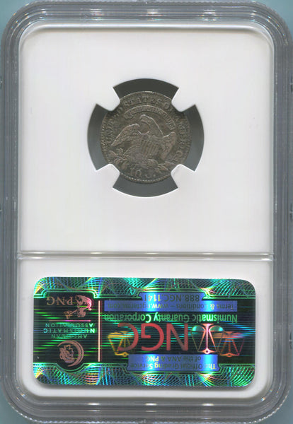 1827 Draped Bust Dime. JR-4. NGC XF40 Image 2