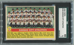 1956 Kansas City Athletics #236 SGC 60 EX 5