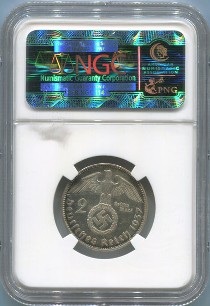 1937 A Germany 2 Mark. NGC PF66 Cameo Image 2