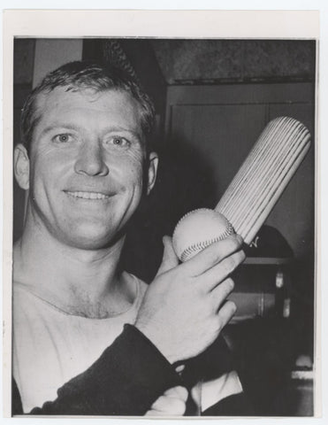 1963 Mickey Mantle Original Photo.  500 Facade Homer. PSA Type 3 Image 1