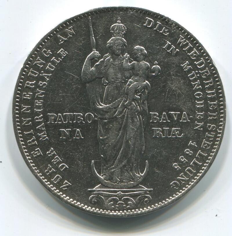 1855 Germany Bavaria Maxmillian II. RAW Image 1