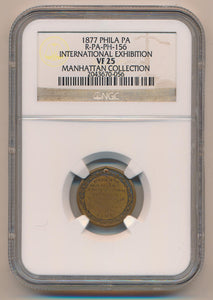 1877 Philadelphia PA. International Exhibition. R-PA-PH-156. NGC VF25 Image 1