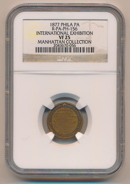 1877 Philadelphia PA. International Exhibition. R-PA-PH-156. NGC VF25 Image 1