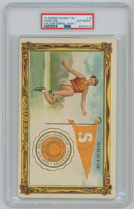 1910-11 Syracuse #14 T6 Murad Tobacco Premium Large College Series Type 1 PSA  Image 1