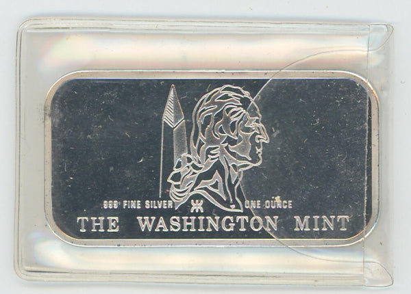 1972 Winston Churchill 1 oz. Silver Bar.