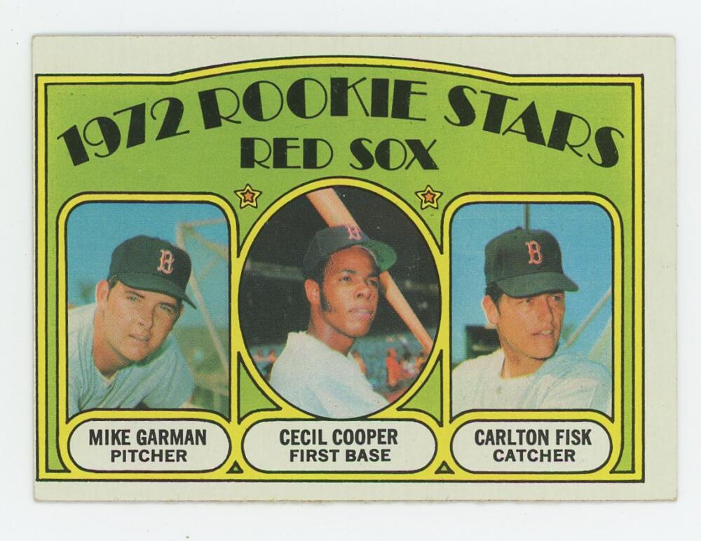 1972 Topps Carlton Fisk Rookie #79. Ex Image 1