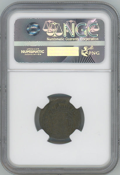 1622-46 Italy 5 Soldi. Piacenza. Odoardo Farnese. NGC VG8 Image 2