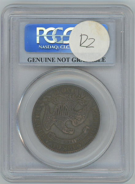 1830 Bust Half Dollar, PCGS Genuine. Overton 113 Image 2