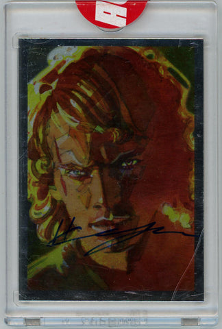 Star Wars Anakin Skywalker Hayden Christensen Signed Topps. Auto Ace JSA Image 1