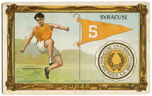 1910-11 Syracuse #14 T6 Murad Tobacco Premium Large College Series Type 1  Image 1