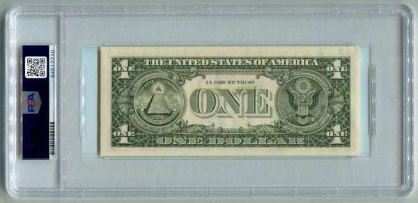 Billy Herman Signed $1 Dollar Bill Autograph. Auto PSA Image 2