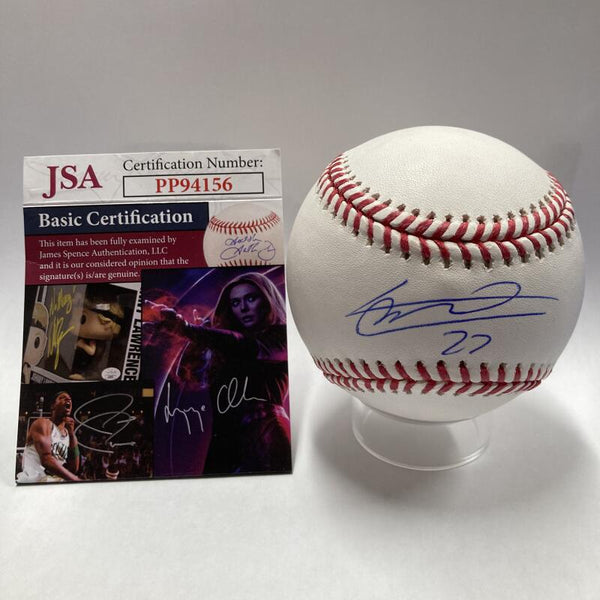 Vladimir Guerrero Jr Single Signed Baseball. JSA PP94156 Image 3