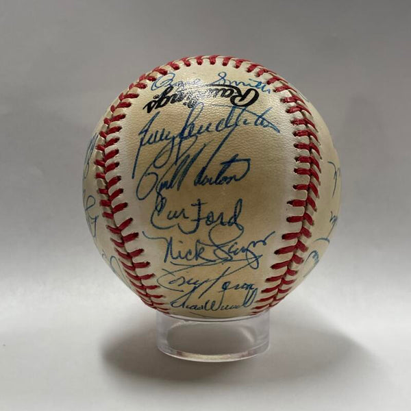 1987 St. Louis Cardinals Team Signed N.L. Champions Baseball. Auto PSA Image 2