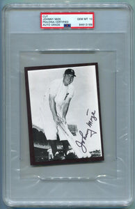 Johnny Mize Signed Photograph. Auto PSA Gem Mint 10 Image 1