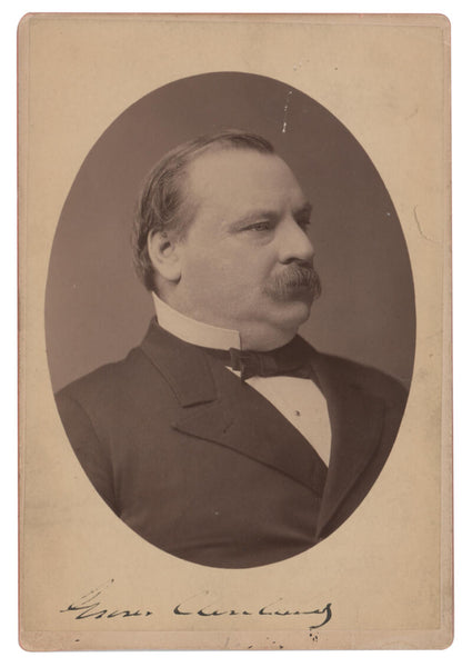 Grover Cleveland Rare Signed Cabinet Photograph. Auto PSA Image 1