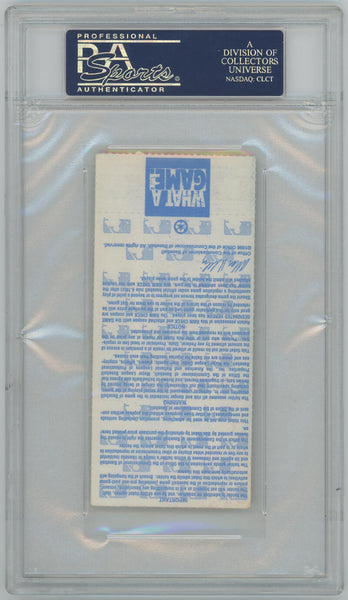 1996 ALDS Derek Jeter 1st Postseason Hit/Game Ticket Stub. PSA 7 NM Image 2