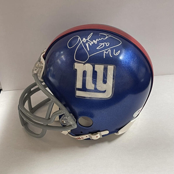 Joe Morris Signed Mini Helmet. Auto PSA Image 2