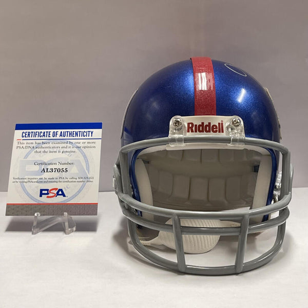 Joe Morris Signed Mini Helmet. Auto PSA Image 5