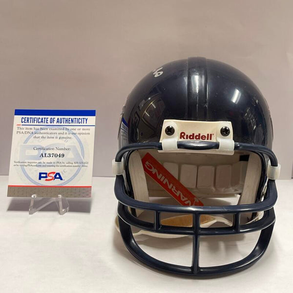 Gale Sayers Signed Inscribed 40 Mini Helmet. Auto PSA Image 4