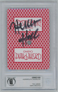 Henry Hill Goodfellas Signed Playing Card. Auto Beckett Image 1