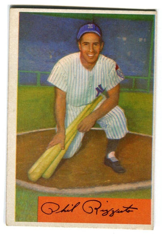 Phil Rizzuto 1954 Bowman Card VG/EX Image 1