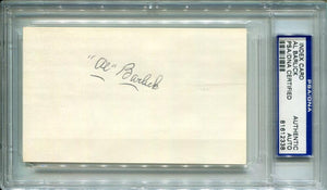 Al Barlick Signed Cut Card. Auto PSA CS Image 1