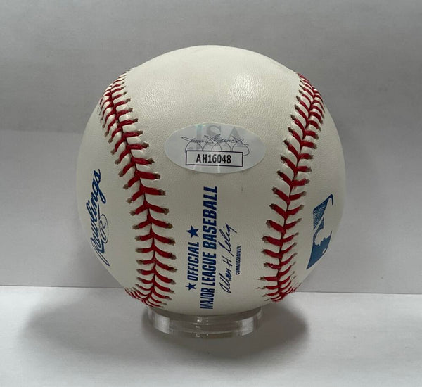 Pete Rose Single Signed Inscribed "1975 WS MVP" Baseball. Auto JSA Image 3