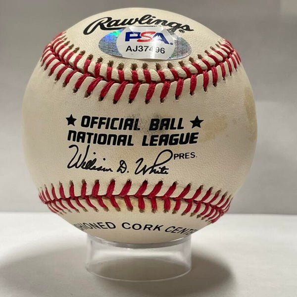 AL Lopez Single Signed Baseball, Official Major League. PSA Image 2