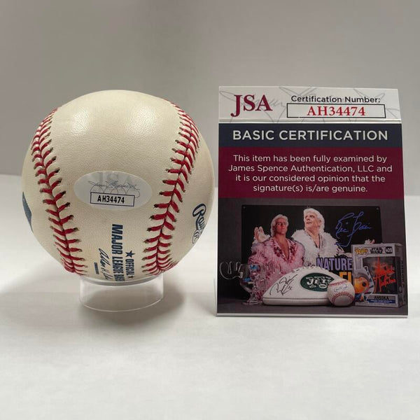 Tom Glavine Single Signed Baseball. Auto JSA Image 3