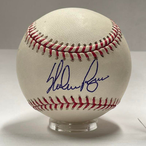 Nolan Ryan Single Signed Baseball. Auto JSA Image 1