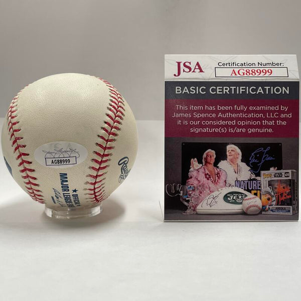 Nolan Ryan Single Signed Baseball. Auto JSA Image 3