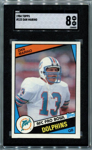 1984 Topps Dan Marino AFC Pro Bowl Rookie 1254522. SGC 8 ec Image 1