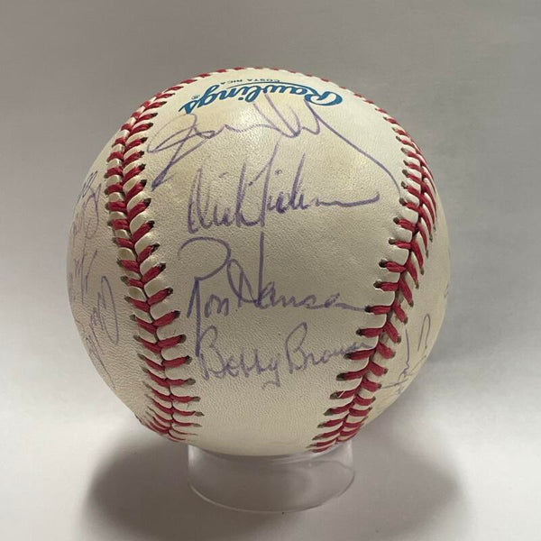 Yankee Old Timers (16) multi-signed baseball. PSA Image 5