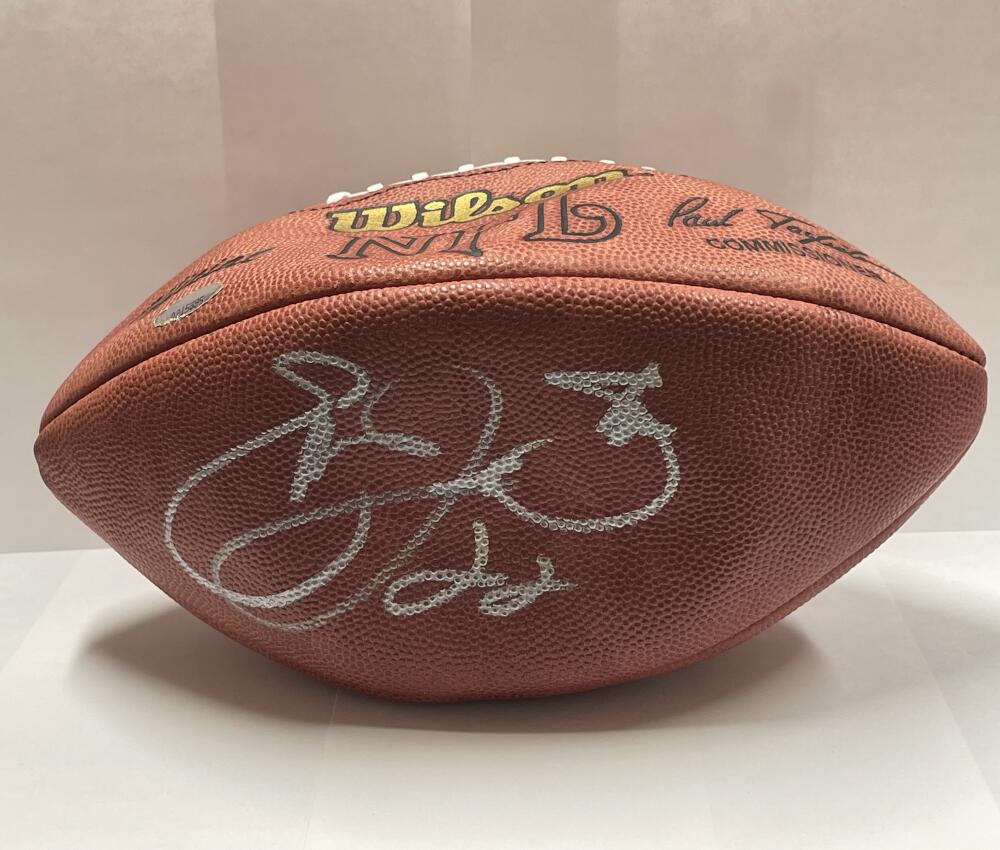 Emmitt Smith Signed Football. Auto JSA Image 1