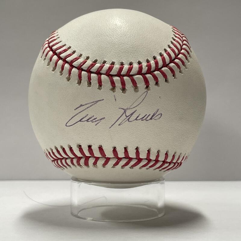 Tim Raines Single Signed Baseball. Auto PSA Image 1