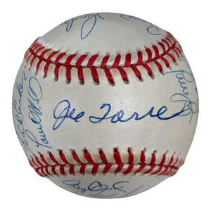 1999 NY Yankees Team Signed Baseball, World Series Champions 25 Sigs. Auto PSA Image 1