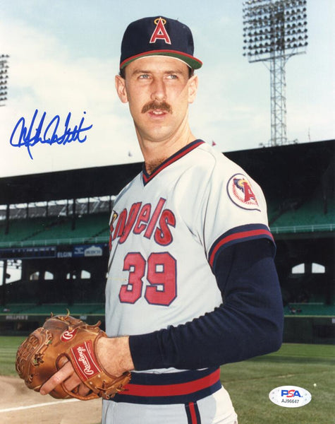 Mike Witt Signed 8x10 Photo. Auto PSA Image 1