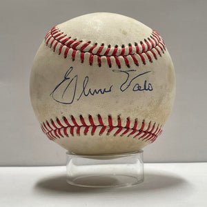 Elmer Val Single Signed Baseball. Auto PSA/DNA Image 1