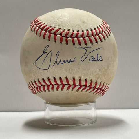 Elmer Val Single Signed Baseball. Auto PSA/DNA Image 1