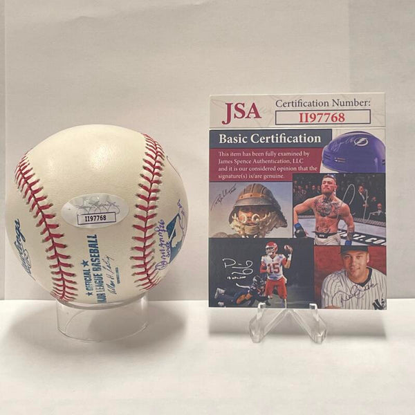 2004 Yankees Multiple Signed Baseball. Auto JSA 1197768 Image 5