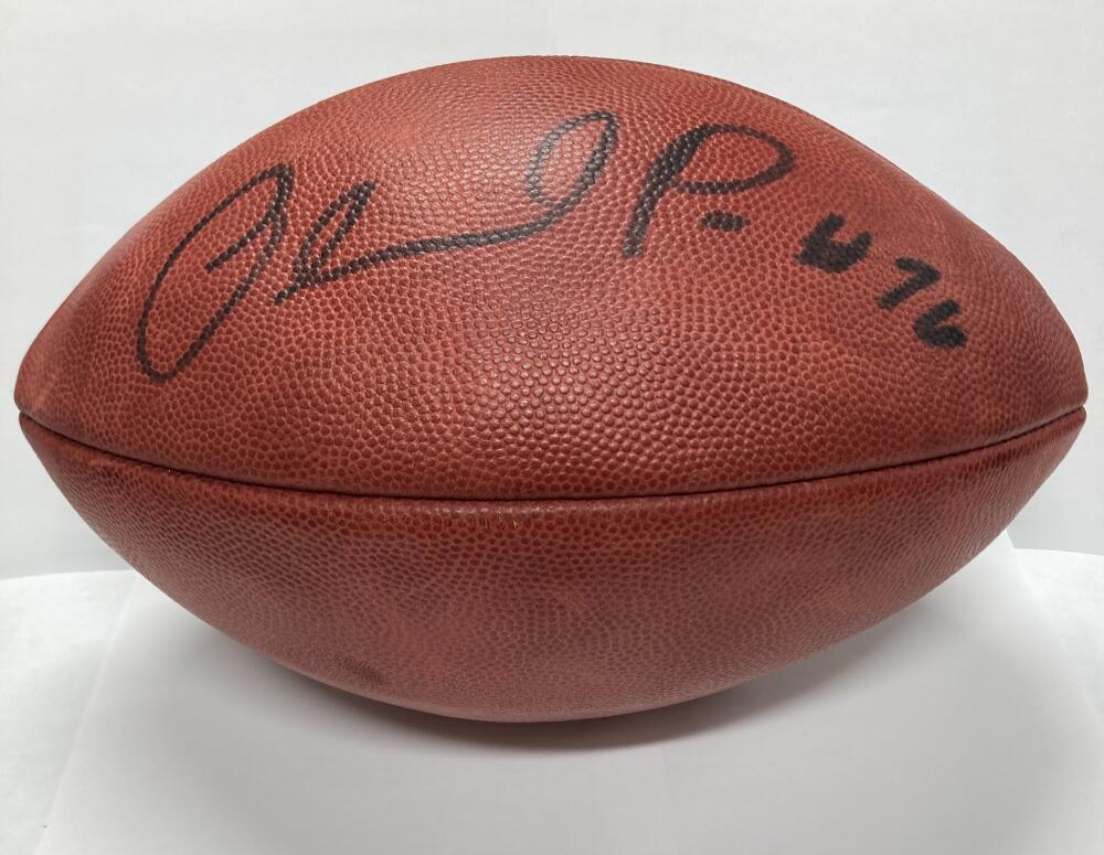 Orlando Pace Signed The Duke Football. Auto JSA Image 1