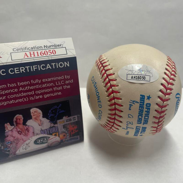 Moose Skowron Single Signed Baseball. Auto JSA  Image 3