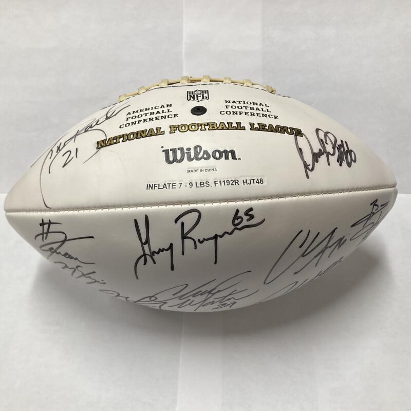 2006 New York Giants Team Signed Ball. Auto JSA Image 1