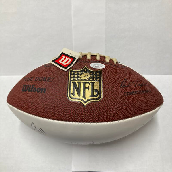 2006 New York Giants Team Signed Ball. Auto JSA Image 4