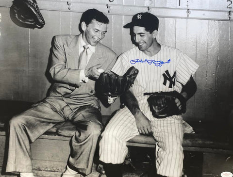 Phil Rizzuto/Sinatra 16x20 Signed Photograph. Auto JSA  Image 1