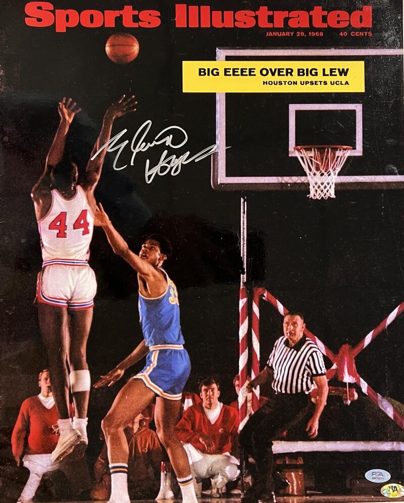 Elvin Hayes Signed Sports Illustrated 16x20 Photo. Auto PSA Image 1