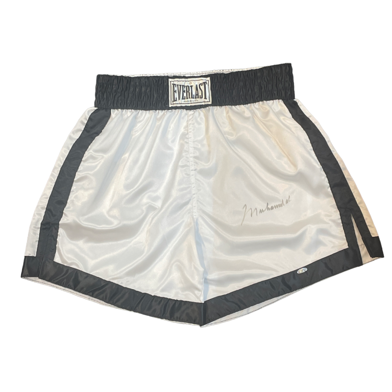 Muhammad Ali Signed Everlast Boxing Trunks. Auto PSA Image 1