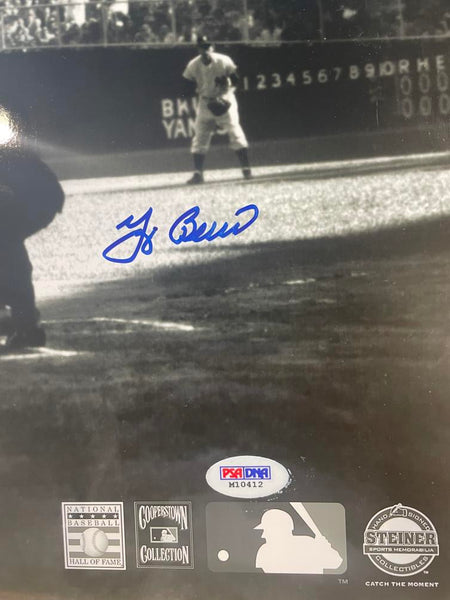 Don Larson and Yogi Berra Signed WS Perfect Game Photograph. Auto PSA Image 4