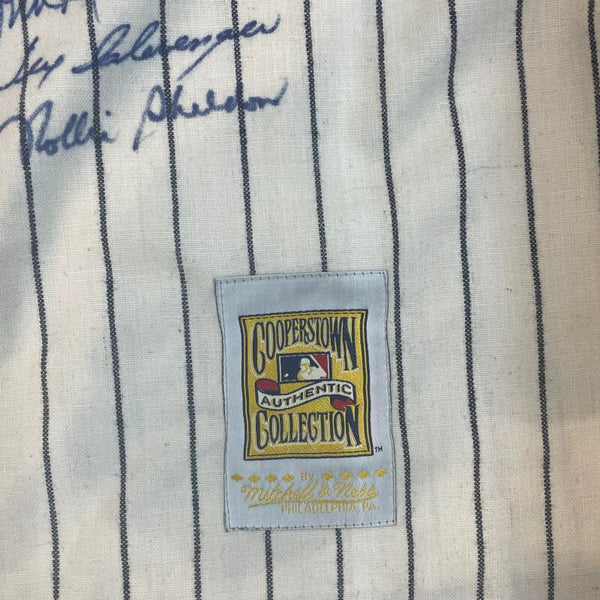 Mitchell & Ness Cooperstown Collection 1961 Yankees Signed Jersey 24 Signatures. Auto PSA  Image 4