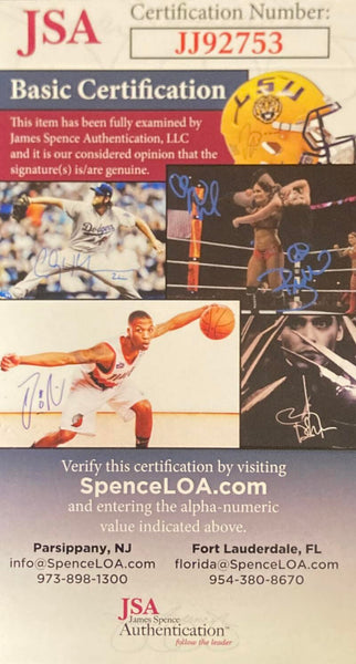 Mike Spinks, Iron Barkley and "Poison" Junior Jones Signed 11x14 Photo. Auto JSA Image 5